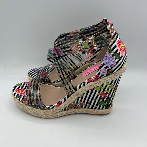 Betsey Johnson Fraser Espadrille Wedge Sandal - Picture 4 of 6